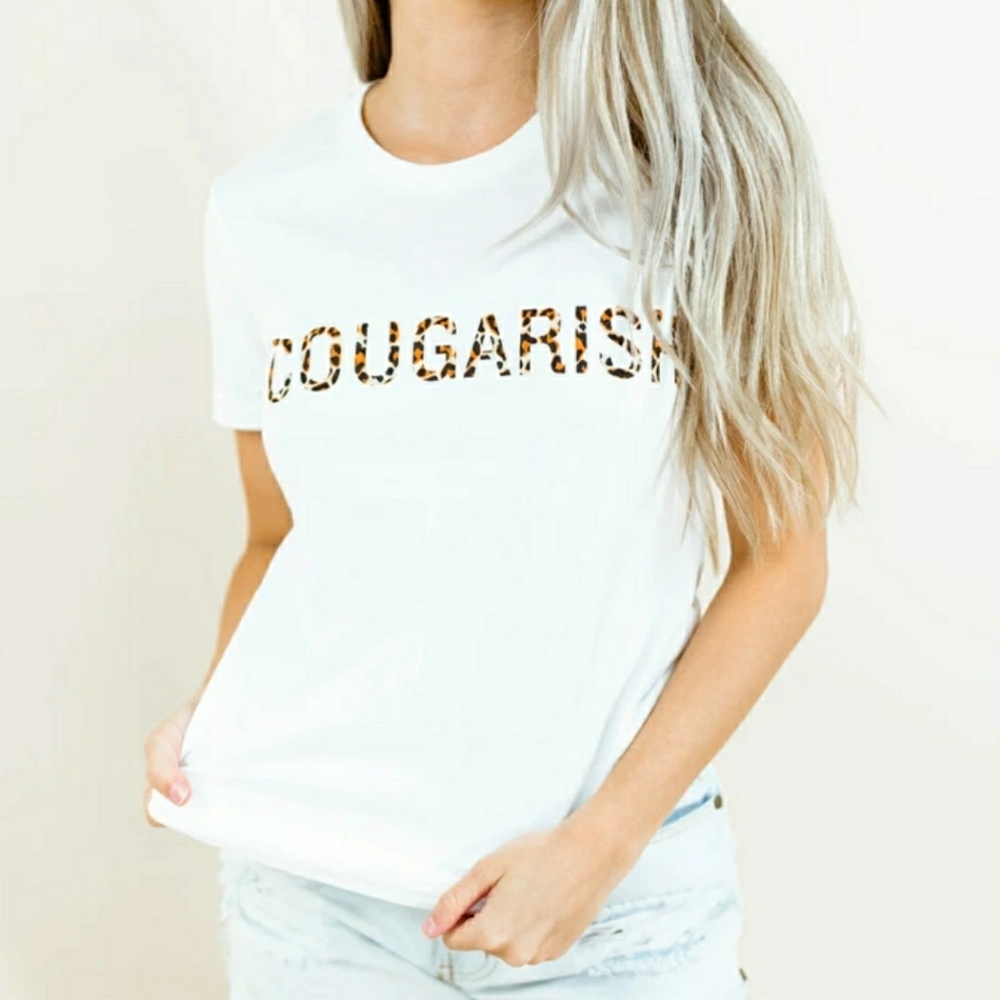 Kittenish Cougarish tee